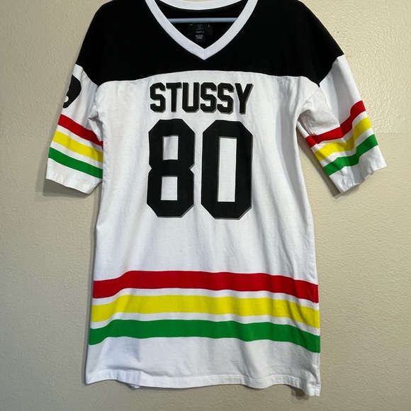 Stussy Multicolor Striped minidress with Number 80 women’s small - Picture 1 of 6